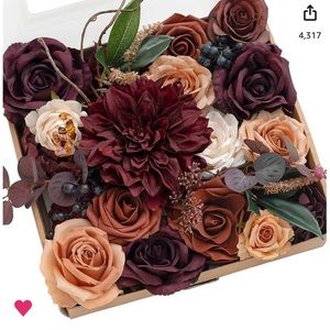 6 boxes worth of of Lings moments flowers sunset terracotta